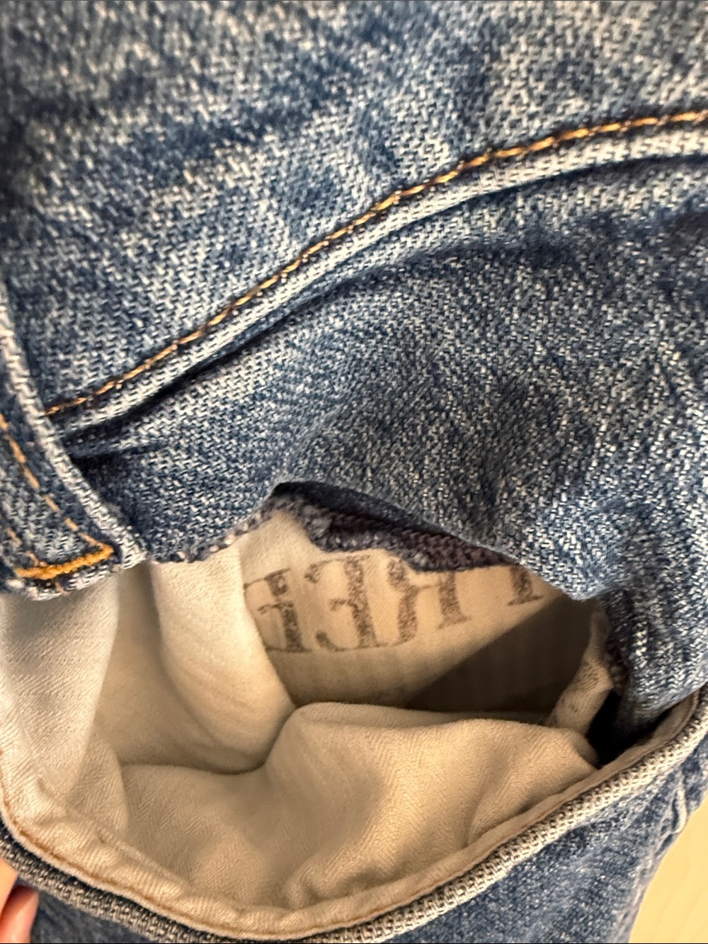 We The Free Dark Blue High-Waist Relaxed Jeans - Picture 3 of 5
